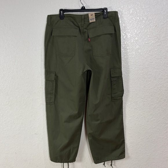 LEVI’S ‘94 BAGGY CARGOS Olive Pants,Size 32. - Picture 7 of 17